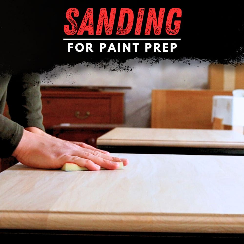Sanding for Paint Prep
