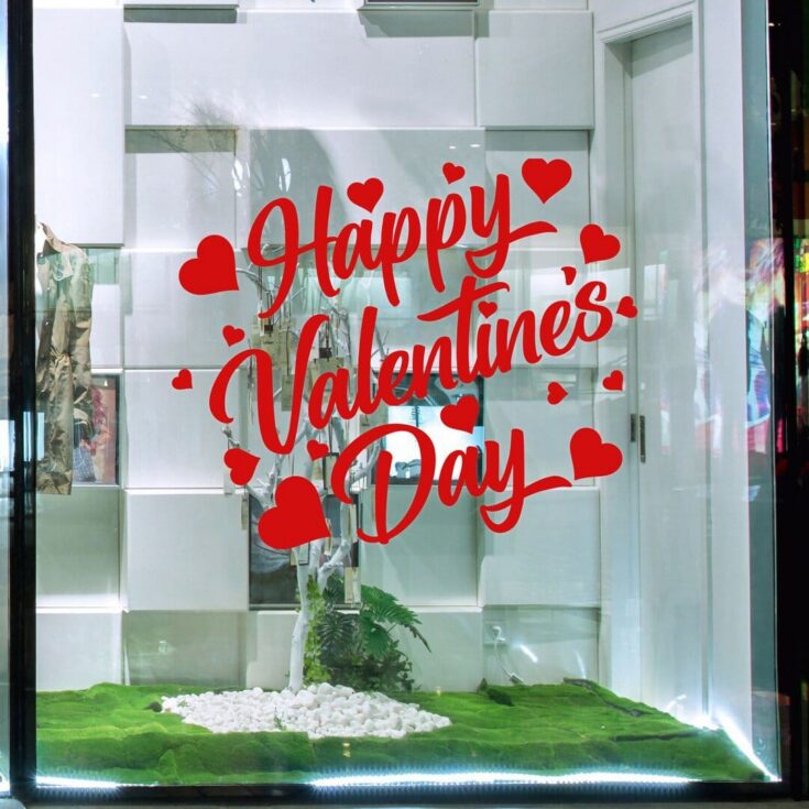 Image for Happy Valentines Day Vinyl Decal