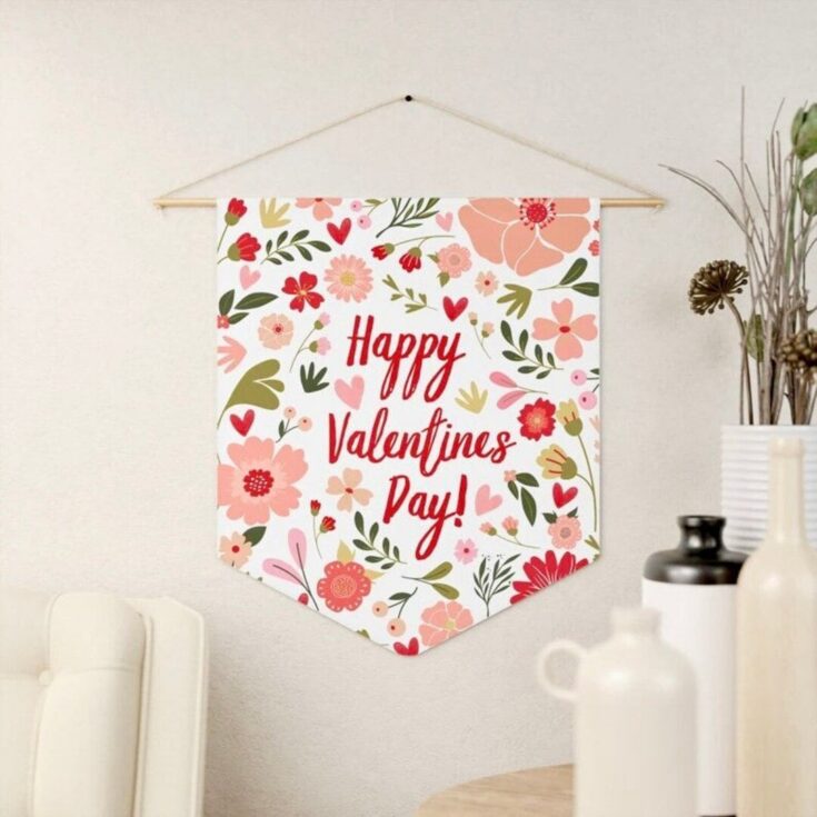 Image for Floral Valentine's Day Wall Decor