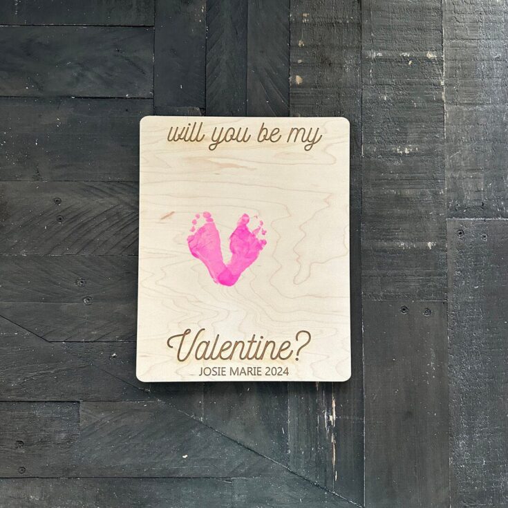 Image for Will You Be My Valentine Handprint Art