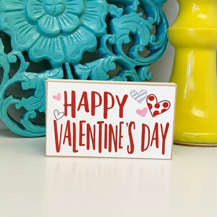 Valentine's Day Tiered Tray Decor