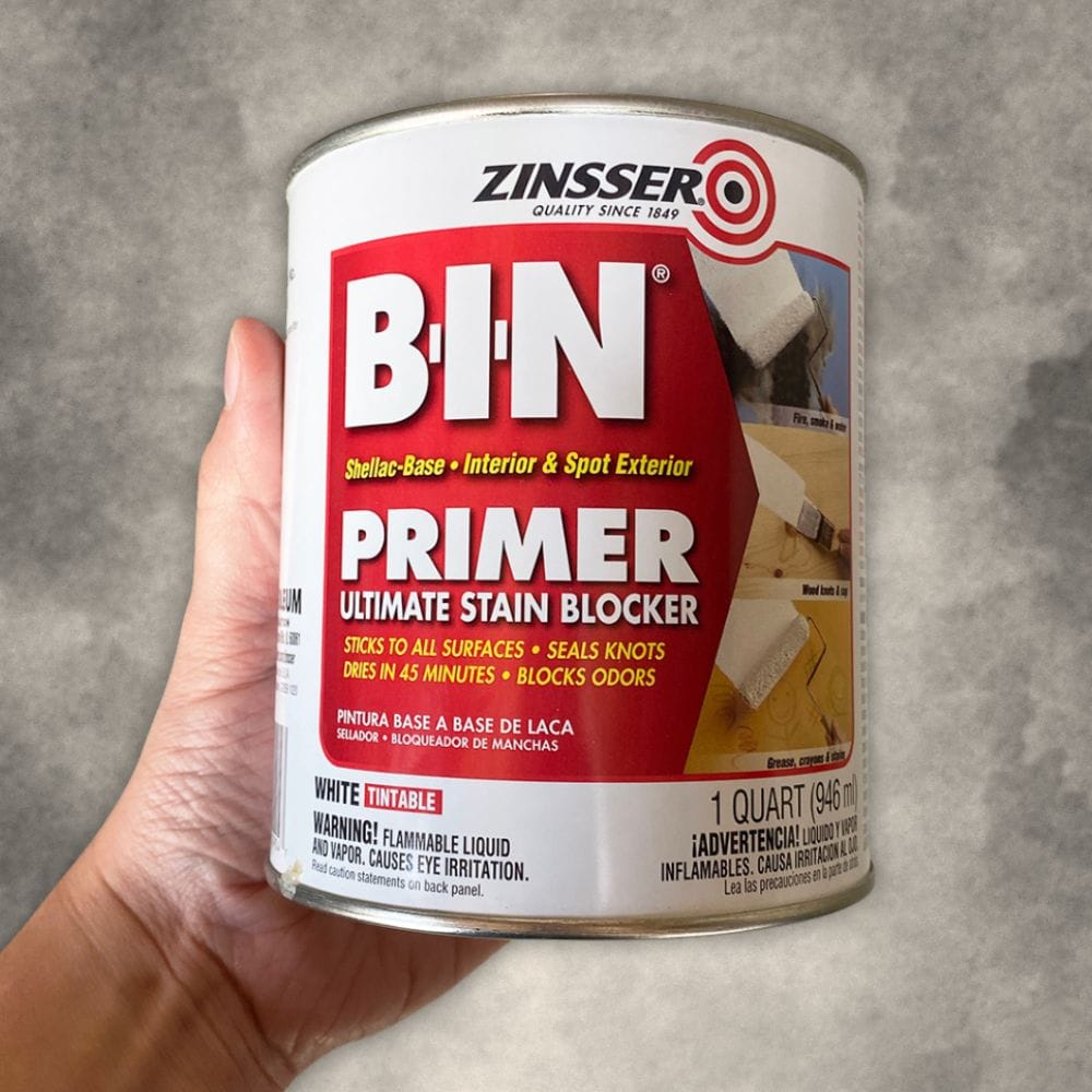 photo of Bin Shellac primer in can