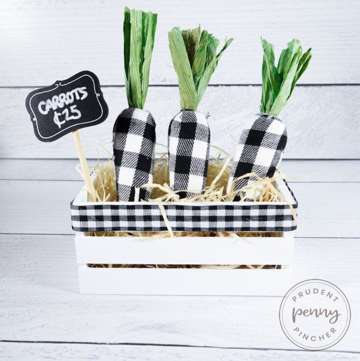 Image for Dollar Tree Carrot Patch Farmhouse Easter Decoration
