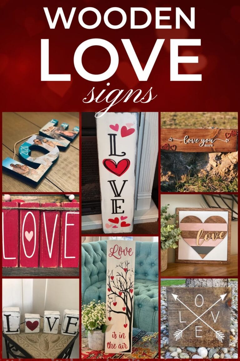 Wooden Love Signs