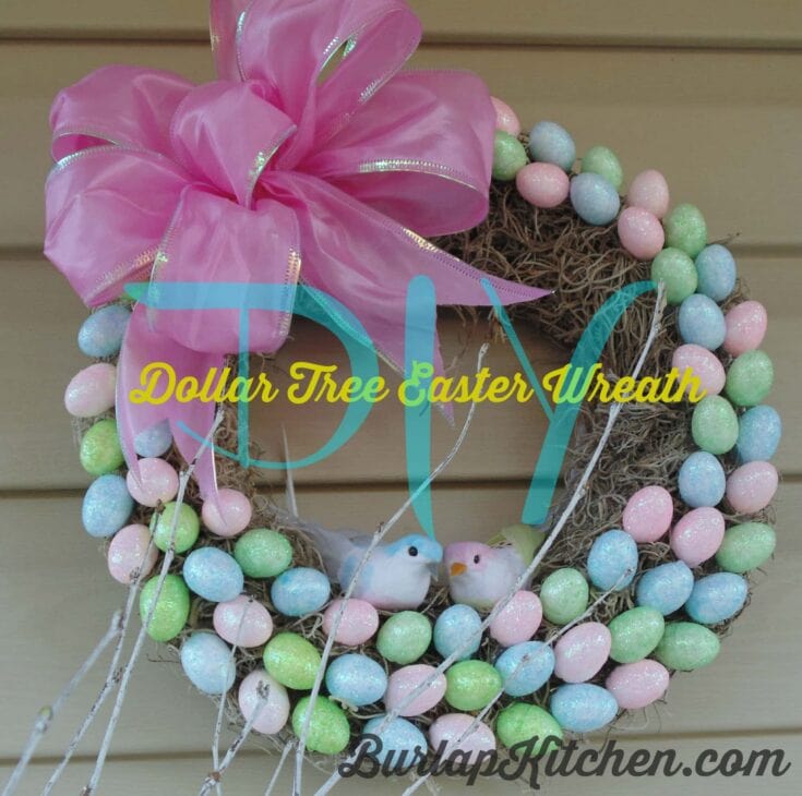 Image for Dollar Tree Easter Wreath
