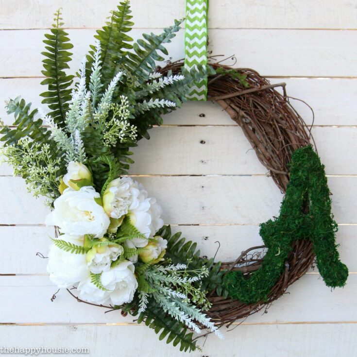 Image for Quick & Easy DIY Monogram Spring Wreath