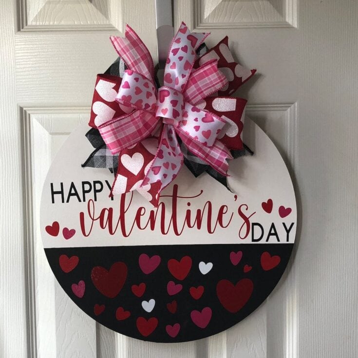 Image for Happy Valentine’s Day Wooden Door Hang