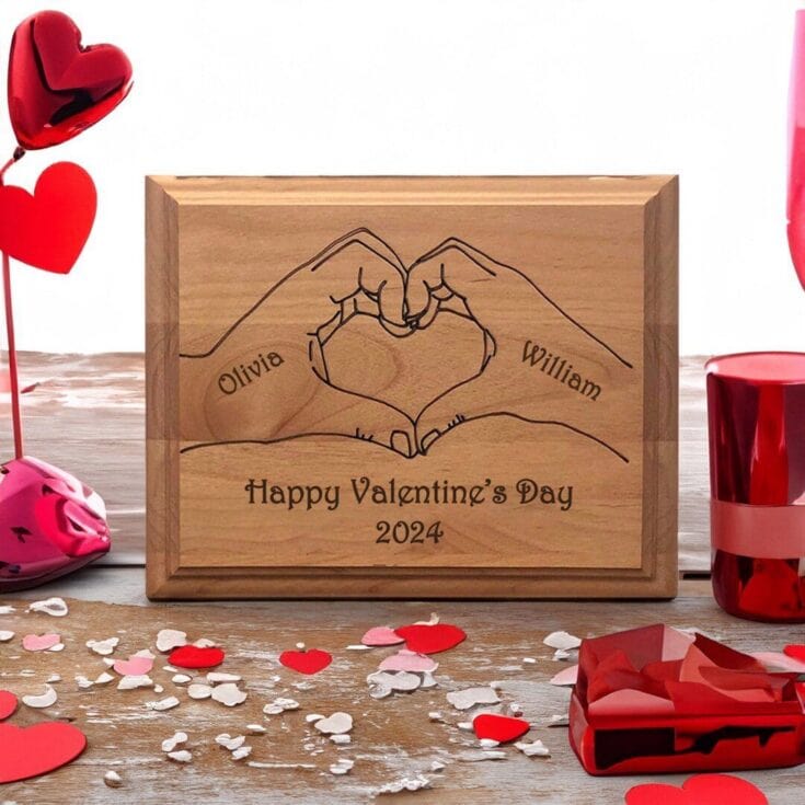 Image for Valentines Day Gift Wood Plaque