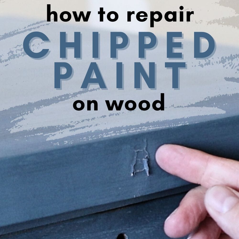 How To Repair Chipped Paint On Wood
