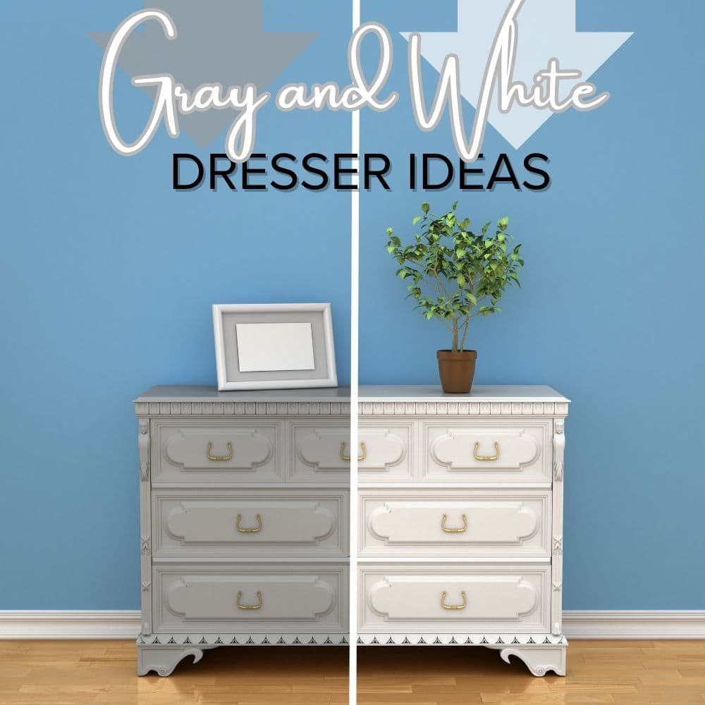 Grey and White Dresser Ideas