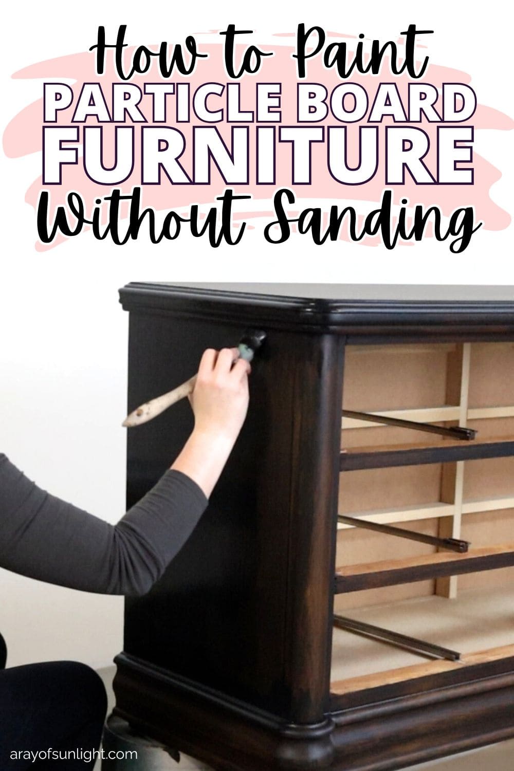 How to Paint Particle Board Furniture Without Sanding