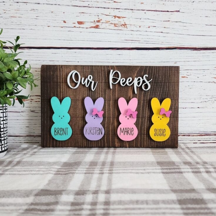 Image for Our Peeps Easter Sign