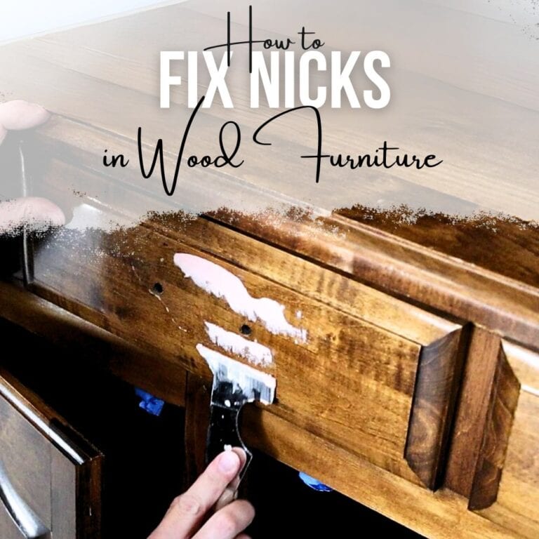 How To Fix Nicks In Wood Furniture