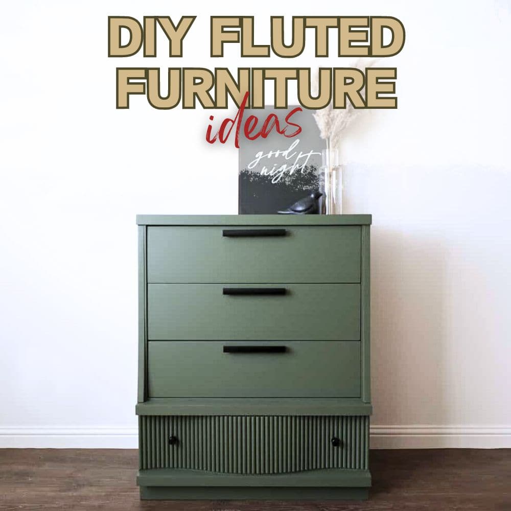 DIY Fluted Furniture Ideas