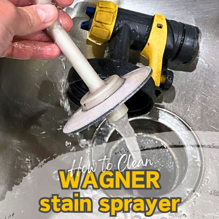 How to Clean Wagner Stain Sprayer