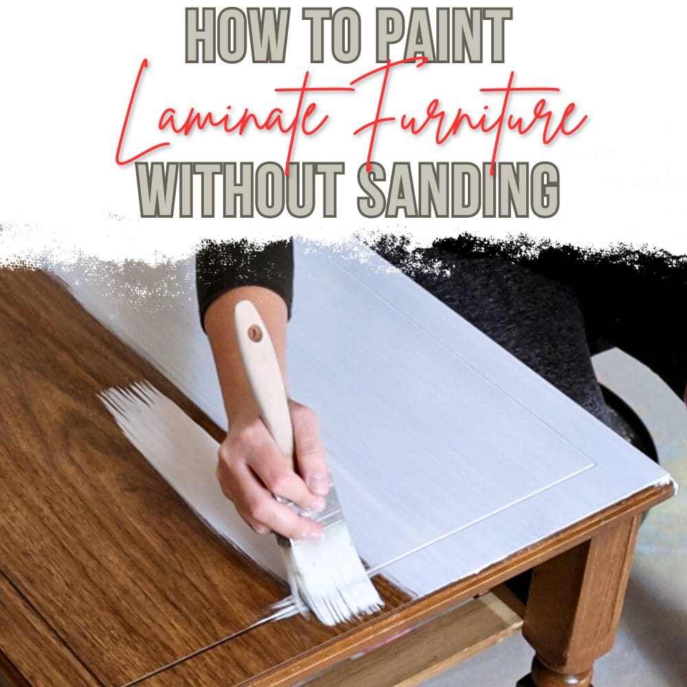 How to Paint Laminate Furniture Without Sanding
