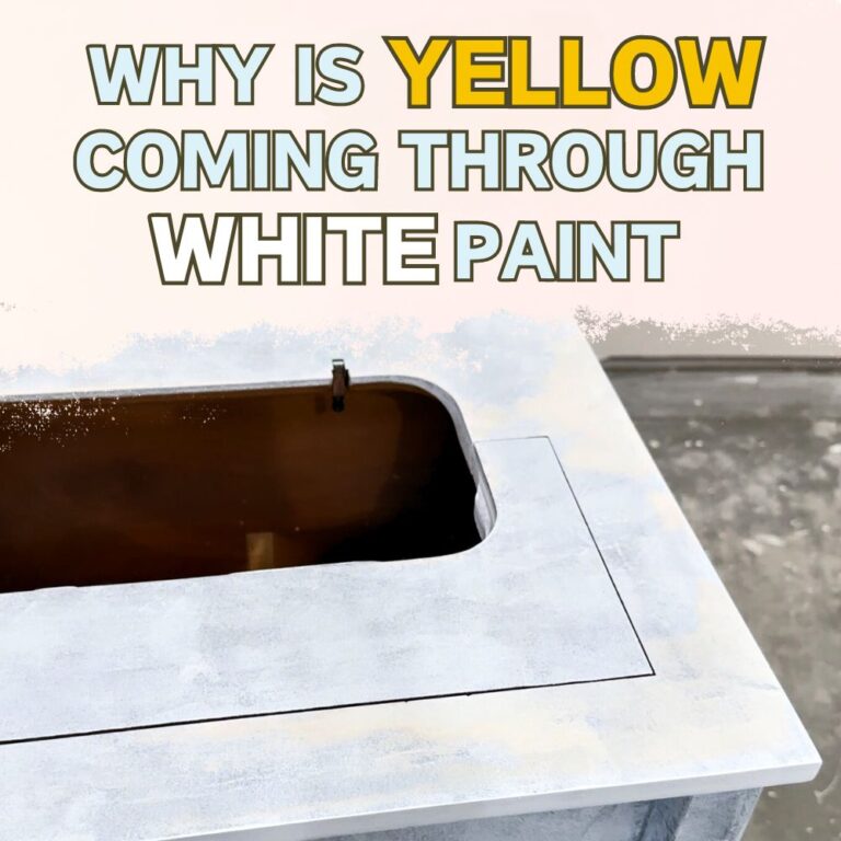 photo of furniture with yellow stains with text overlay SQ