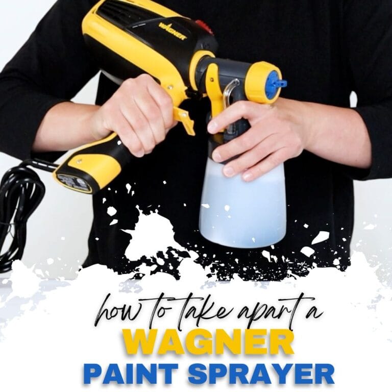 How to Take Apart a Wagner Paint Sprayer