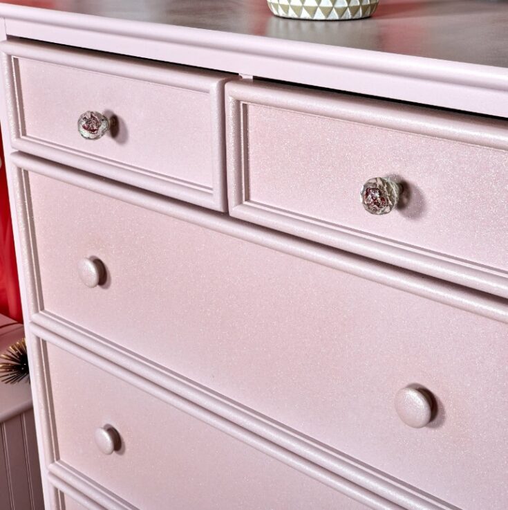 Image for DIY Sparkly Glitter Dresser