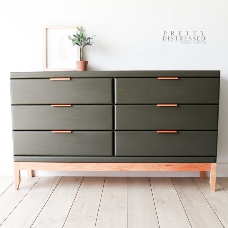 Image for Modern Dresser Makeover: DIY Custom Wood Base Tutorial