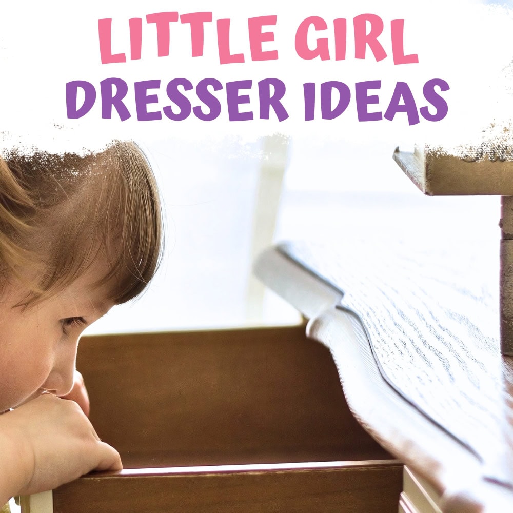photo collage of little girl dresser ideas SQ