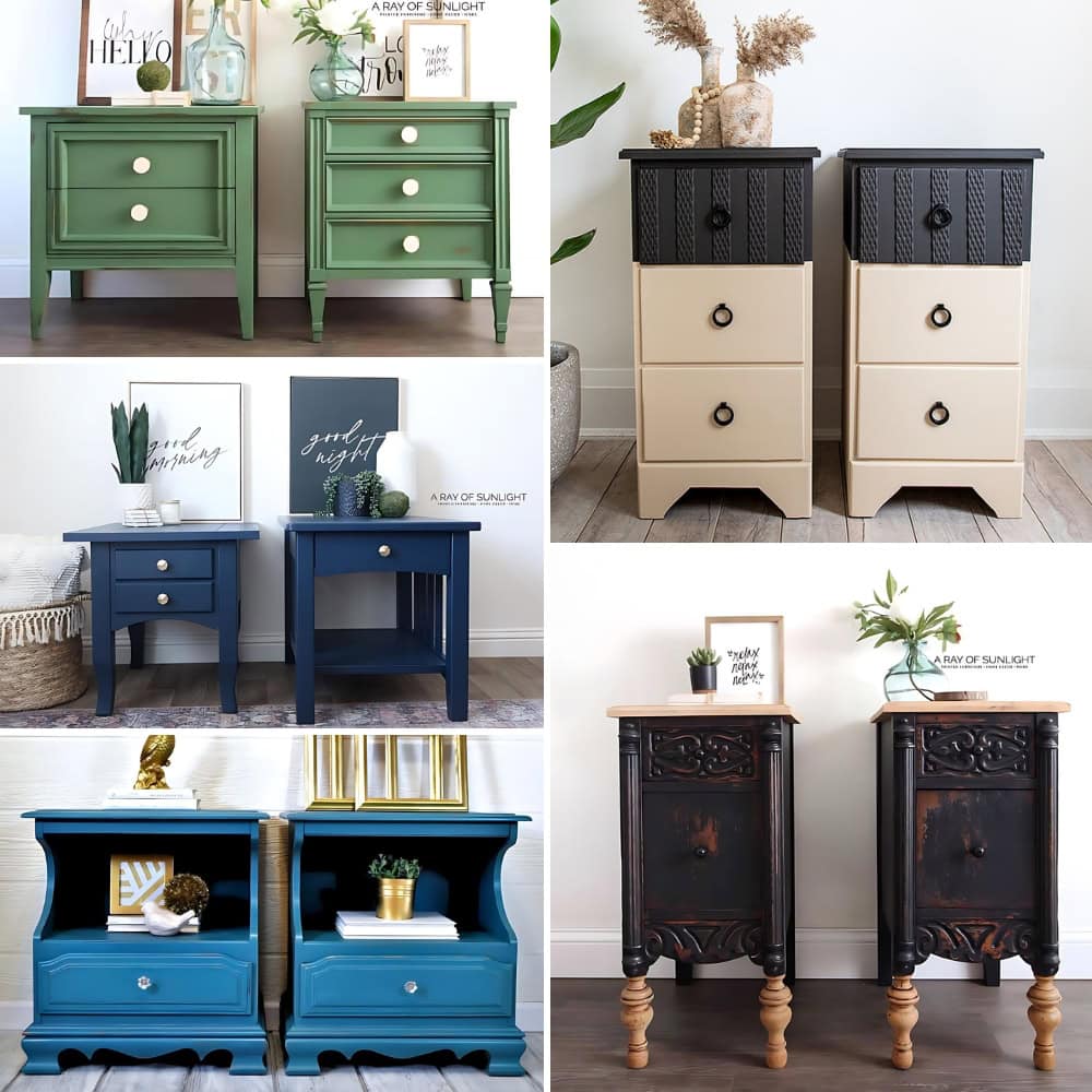 photo collage of creative nightstands sq