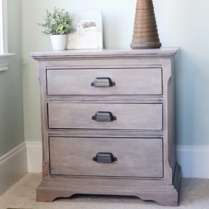 Image for Nightstand Makeover: Furniture Stripping and Refinishing