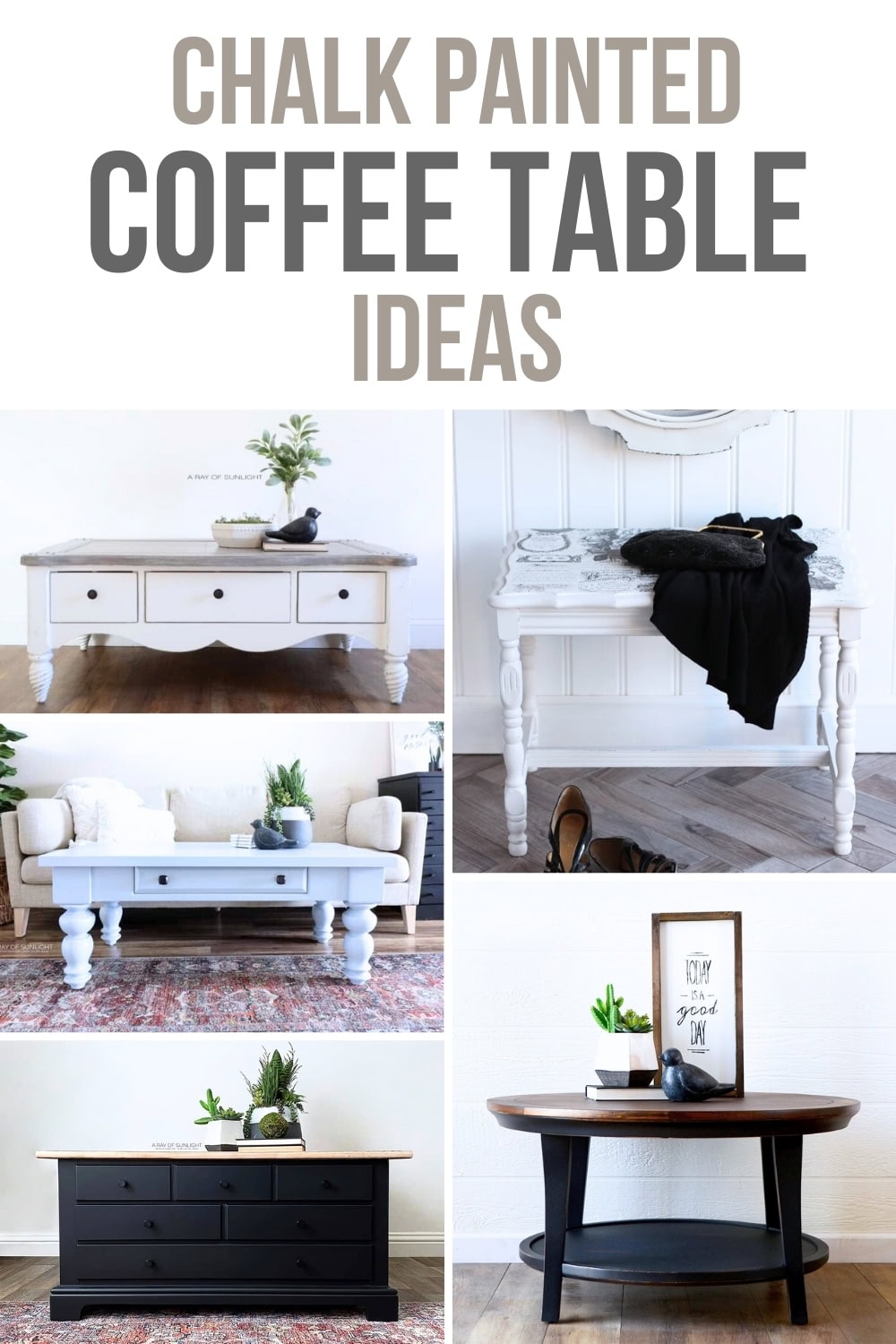 Chalk Painted Coffee Table Ideas