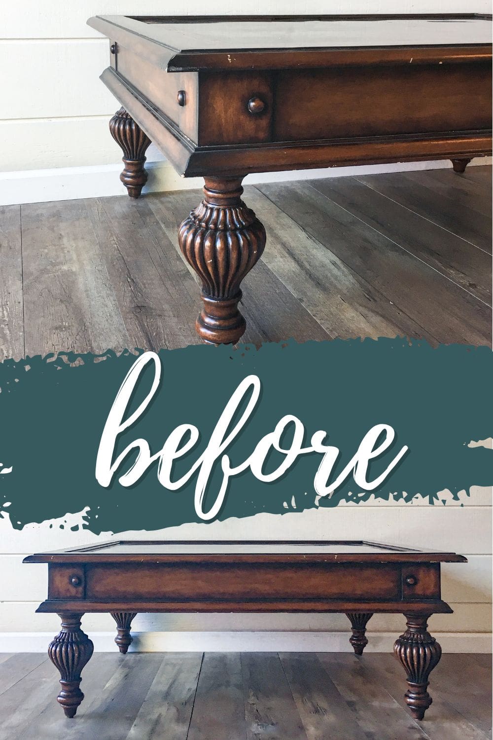 Chalk Painted Coffee Table