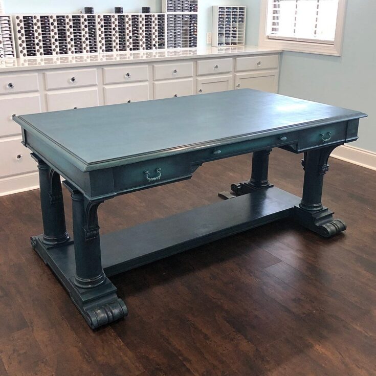 Image for Chalk Painted Antique Table