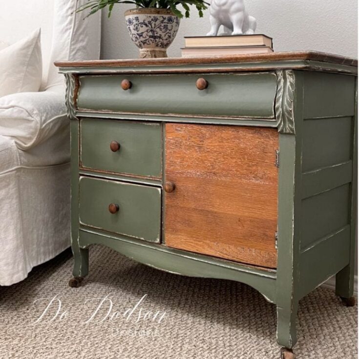 Image for My Painted Antique Washstand Makeover