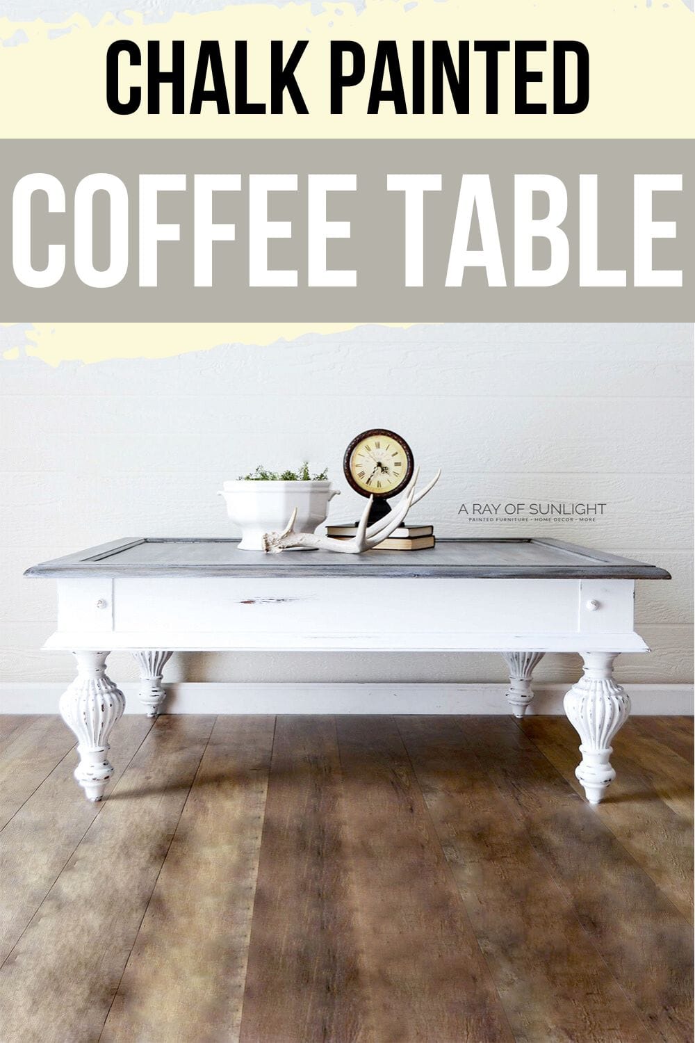 Chalk Painted Coffee Table