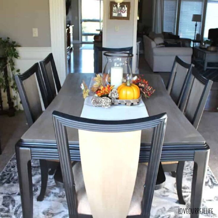 Image for Dining Table Makeover with Chalk Paint