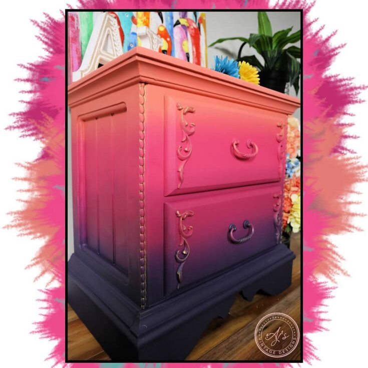 Image for Ombre Furniture Painting Tutorial