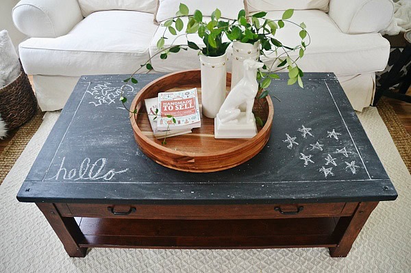 Image for Chalkboard Top Coffee Table Makeover