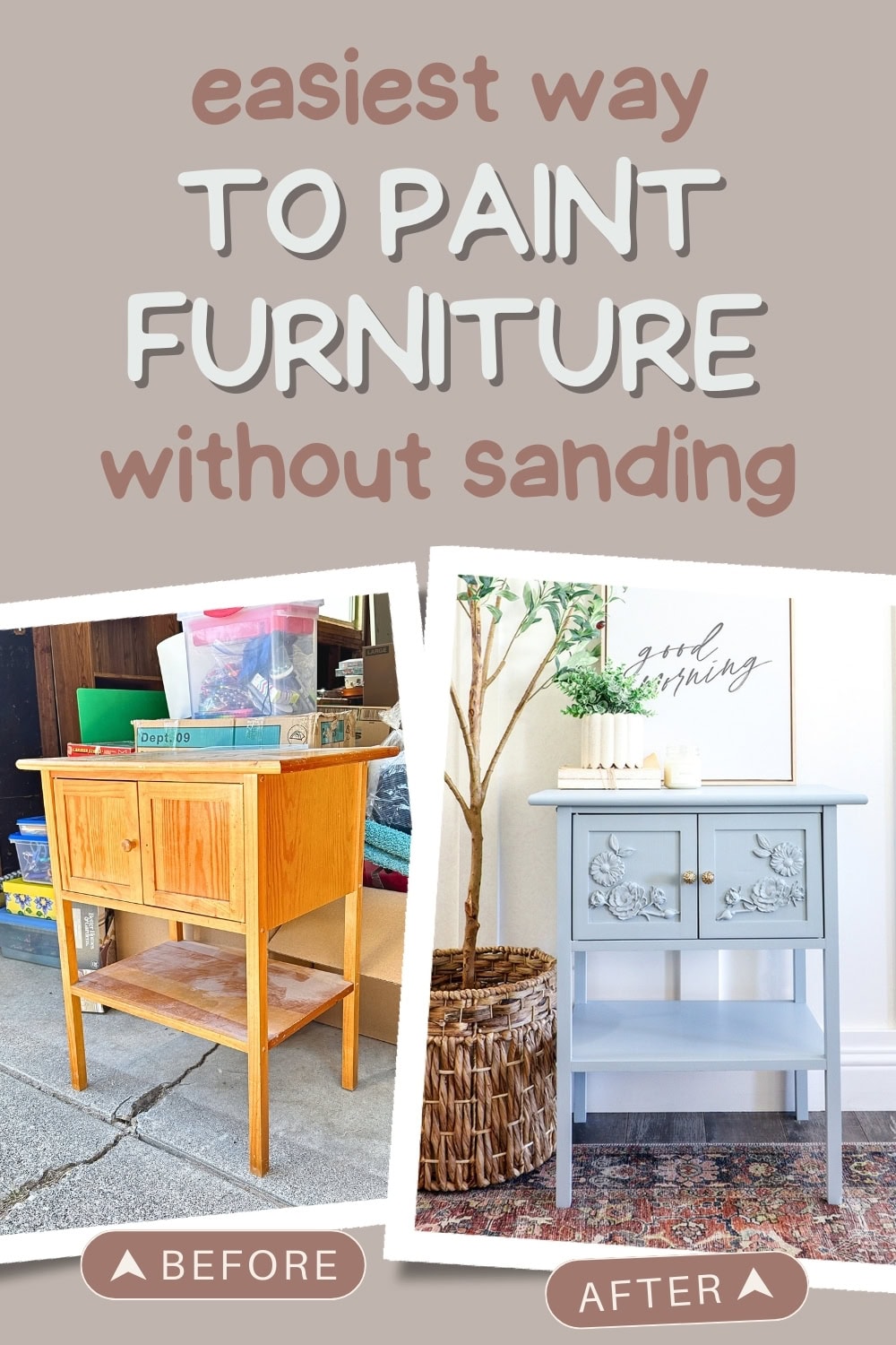 Easiest Way to Paint Furniture Without Sanding