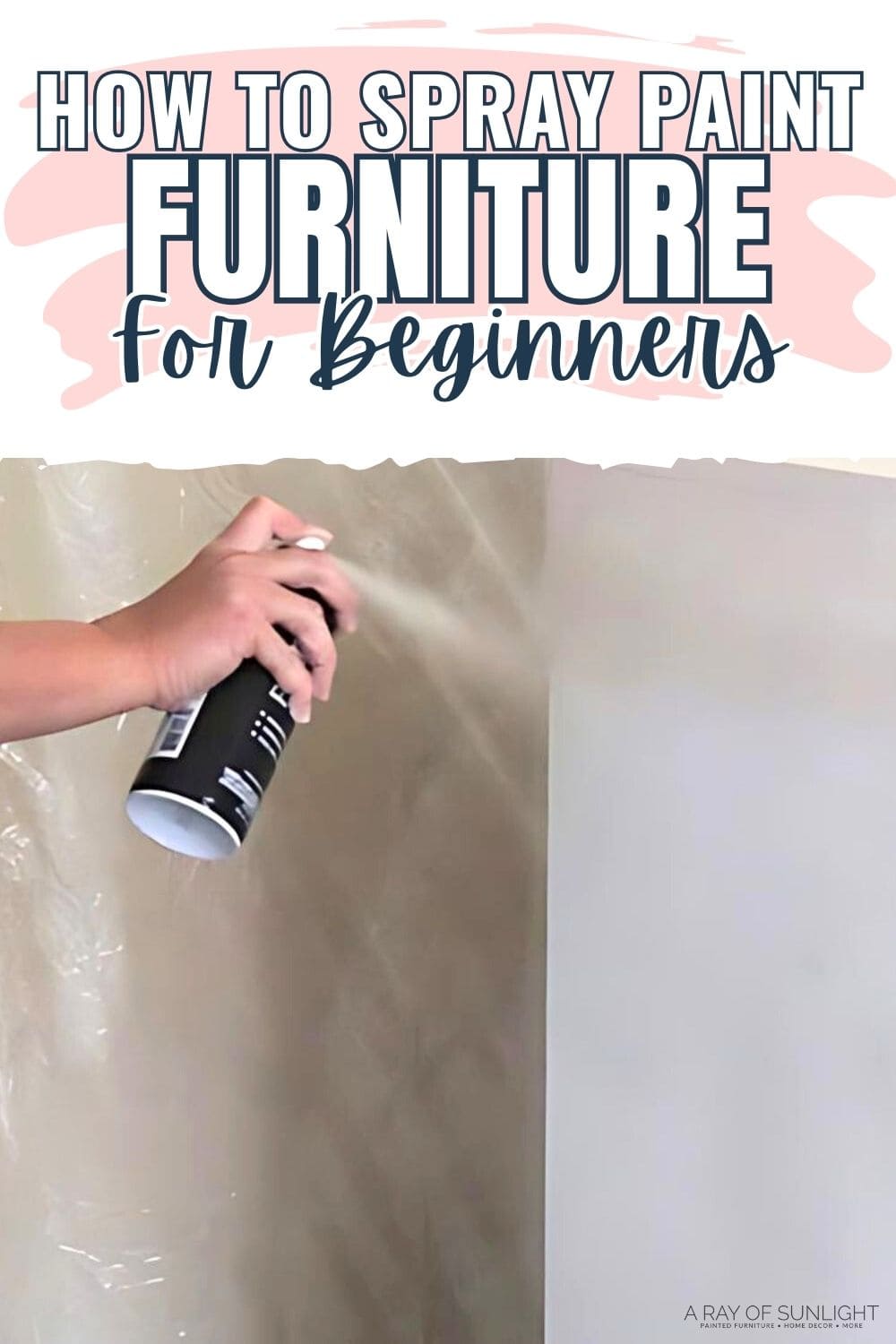 How To Spray Paint Furniture For Beginners