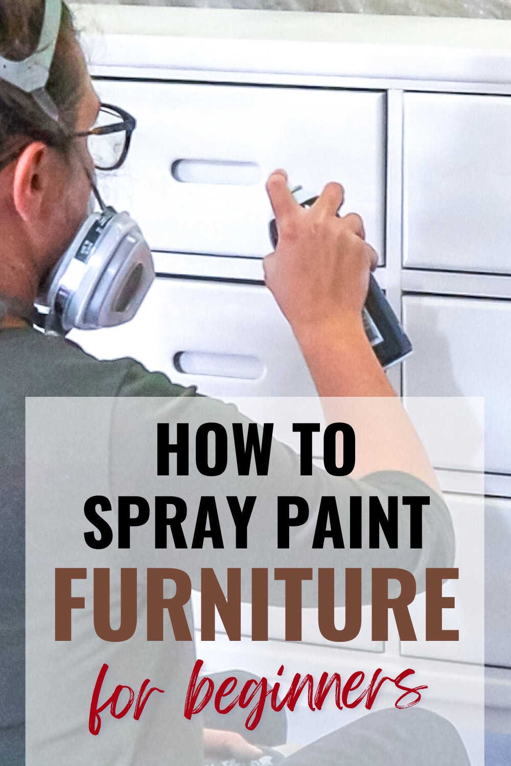 How To Spray Paint Furniture For Beginners