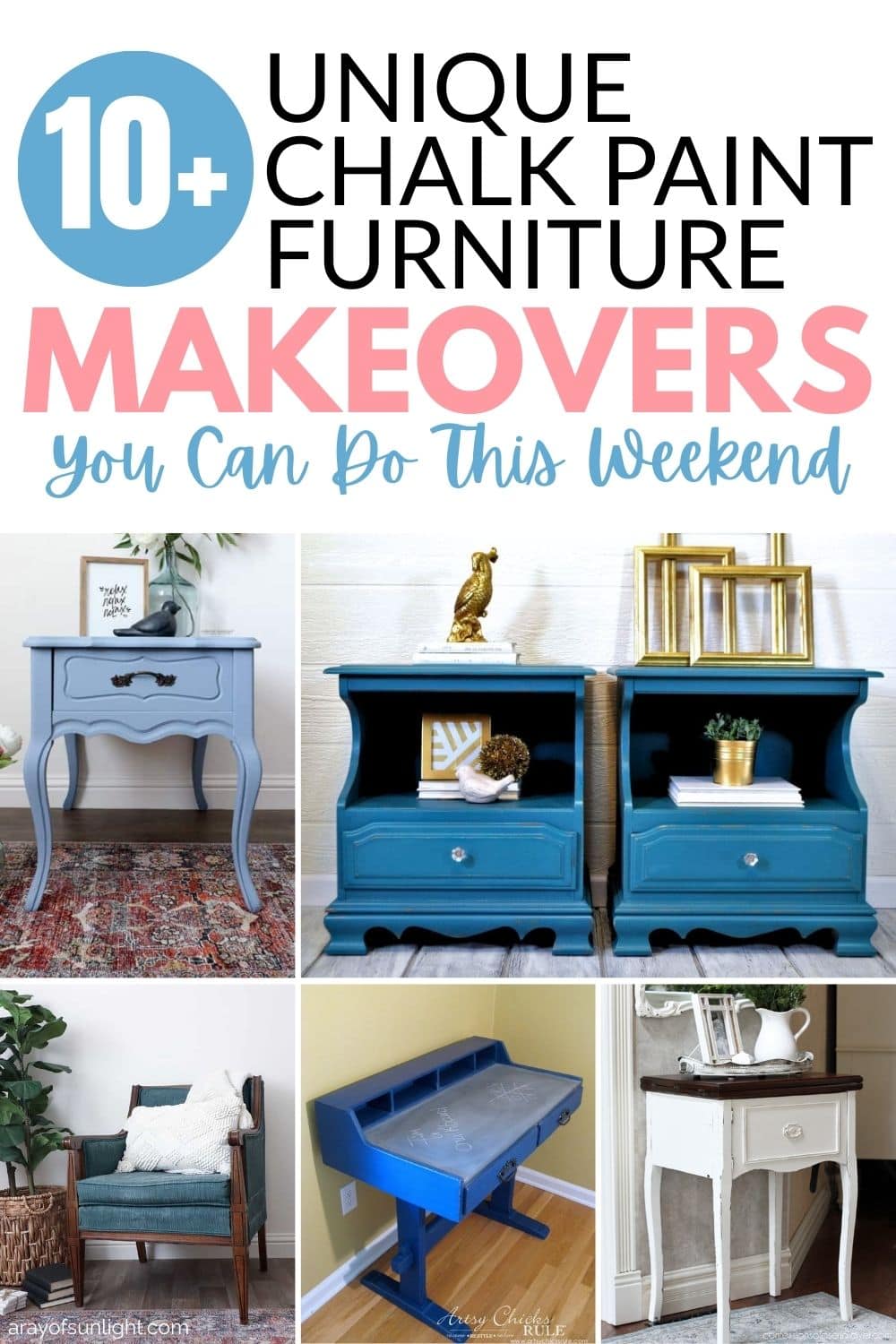 10 Unique Chalk Paint Furniture Makeovers You Can Do This Weekend