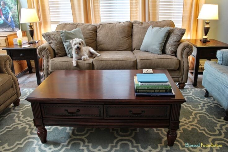 Image for Stained Coffee Table Makeover
