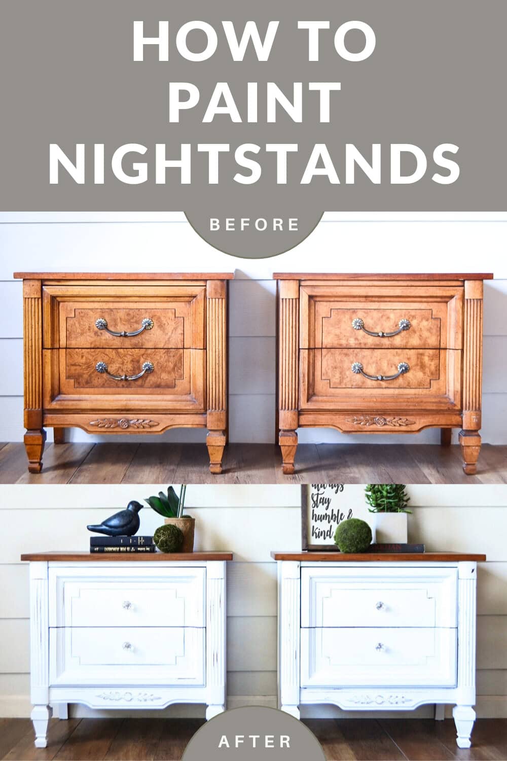 How To Paint Nightstands