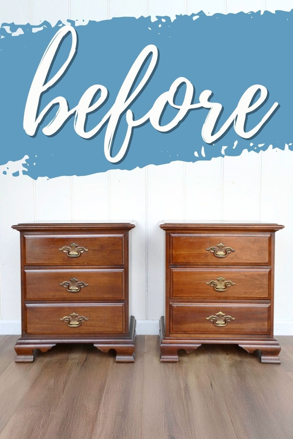How To Chalk Paint Nightstands