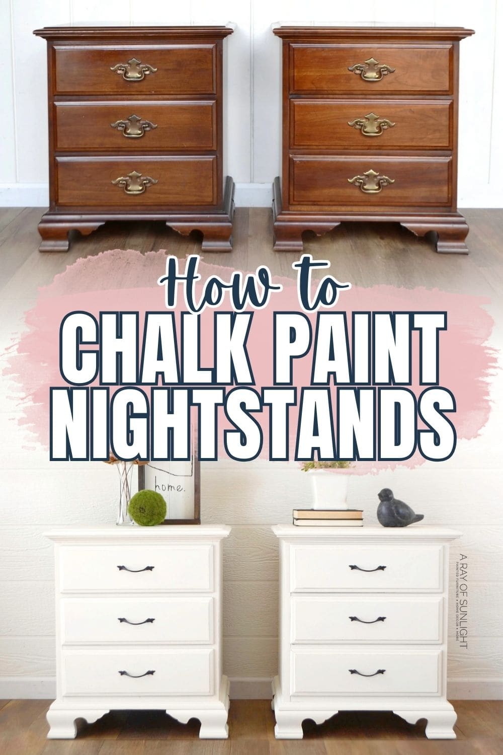 How To Chalk Paint Nightstands