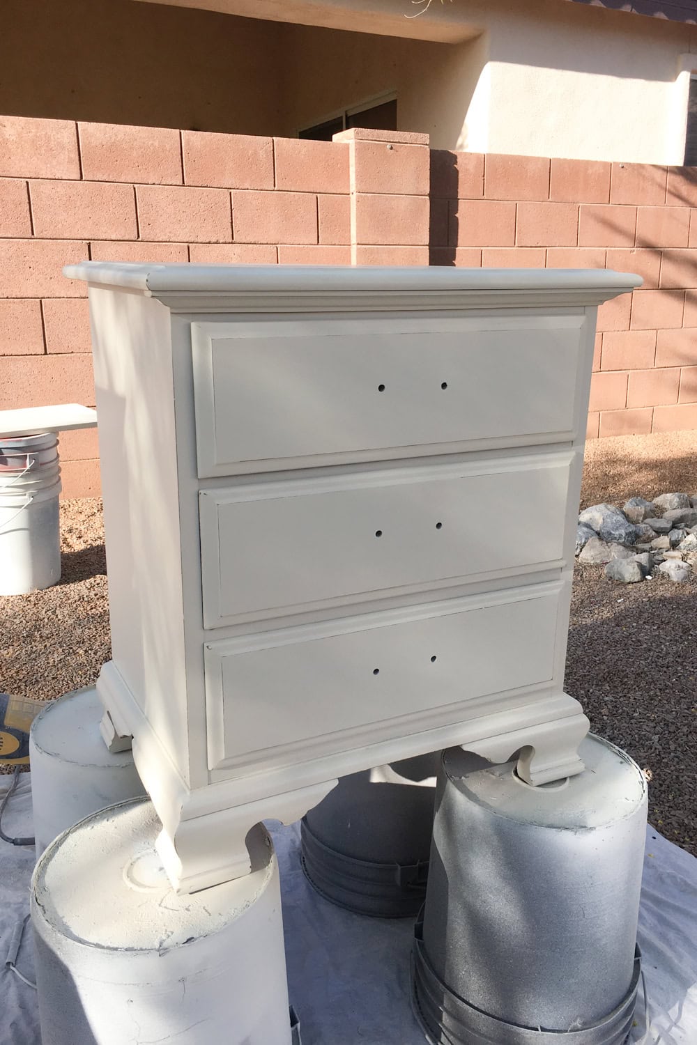 How To Chalk Paint Nightstands