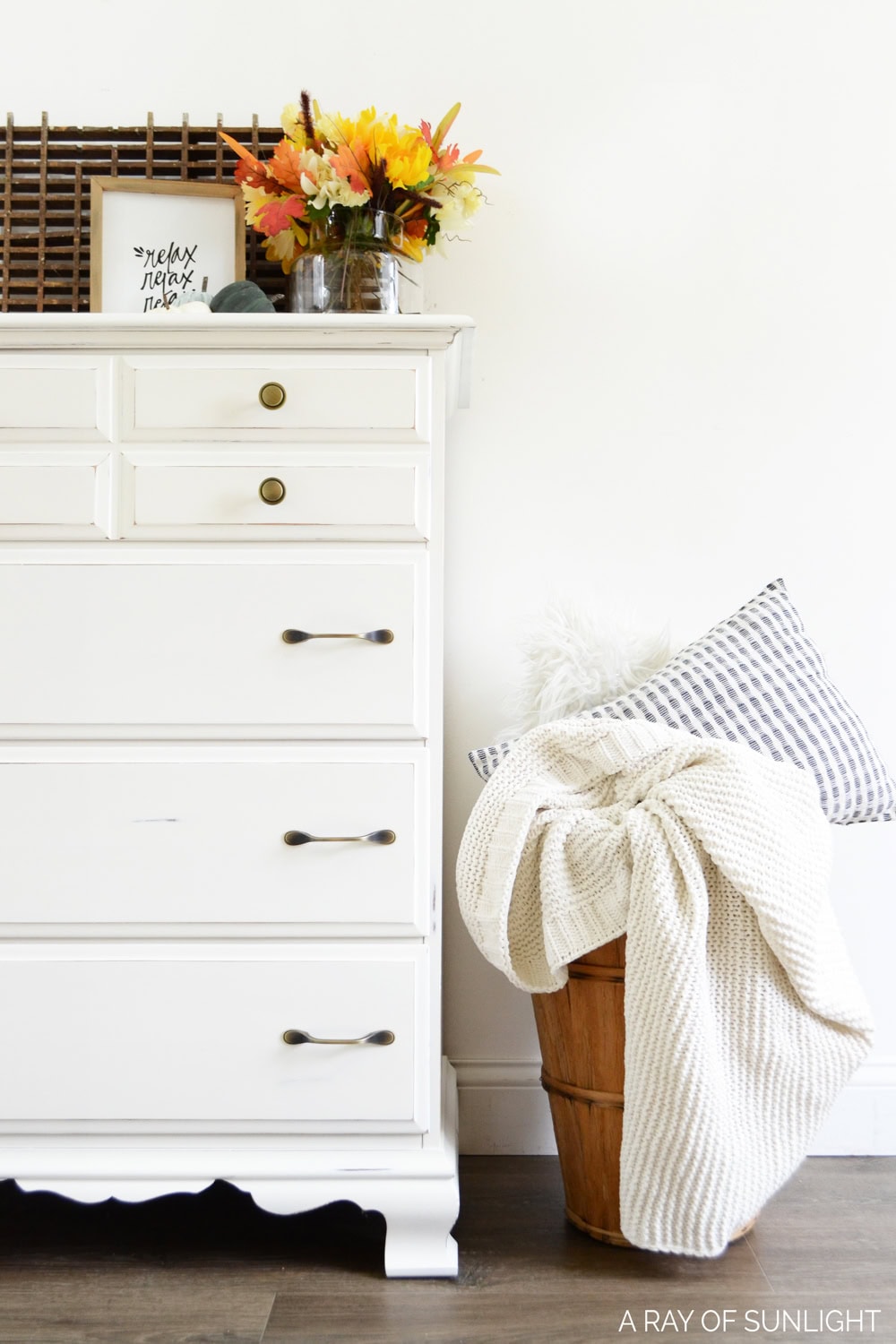 DIY Tall Dresser Makeover