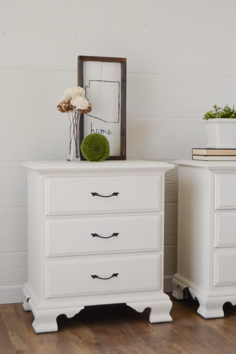 How To Chalk Paint Nightstands