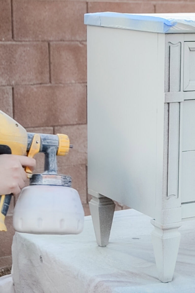 How to Paint Wood Nightstands