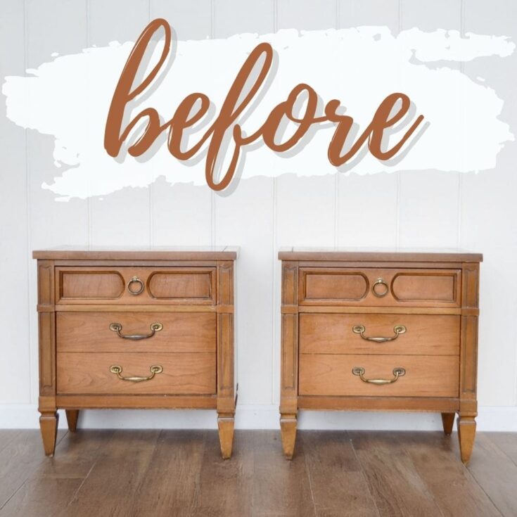 Image for How to Paint Wood Nightstands