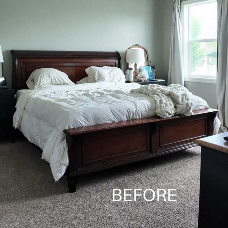 Image for How to Darken a Warm Wood Bed Frame Without Stripping It